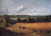 John Constable The wheatfield oil
